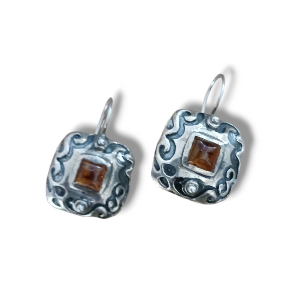 Silpada Amber drop Earrings